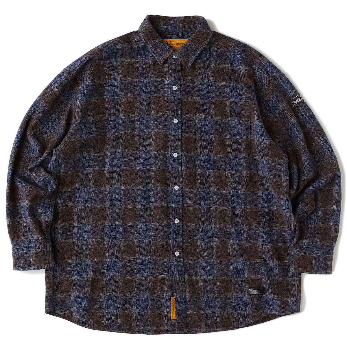 画像2: GIGAHEATHER Tartan Flannel Check Shirts BLU タータン チェック ネルシャツ チェック シャツ (2)