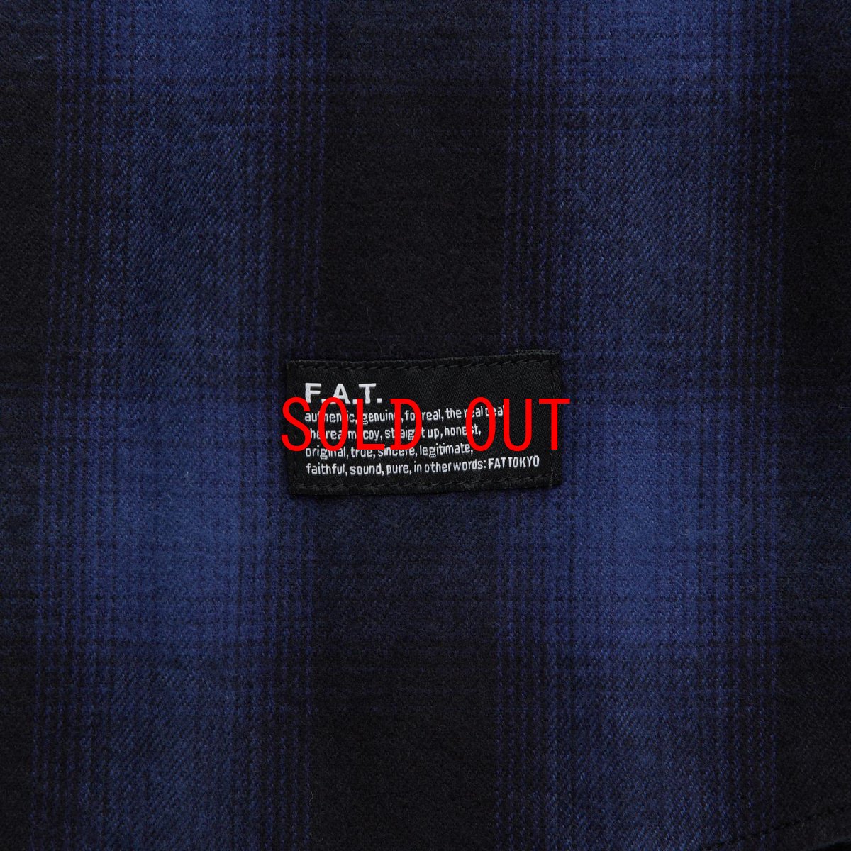画像5: GIGADATION Ombre Flannel Check Shirts BLU オンブレ チェック ネルシャツ チェック シャツ (5)