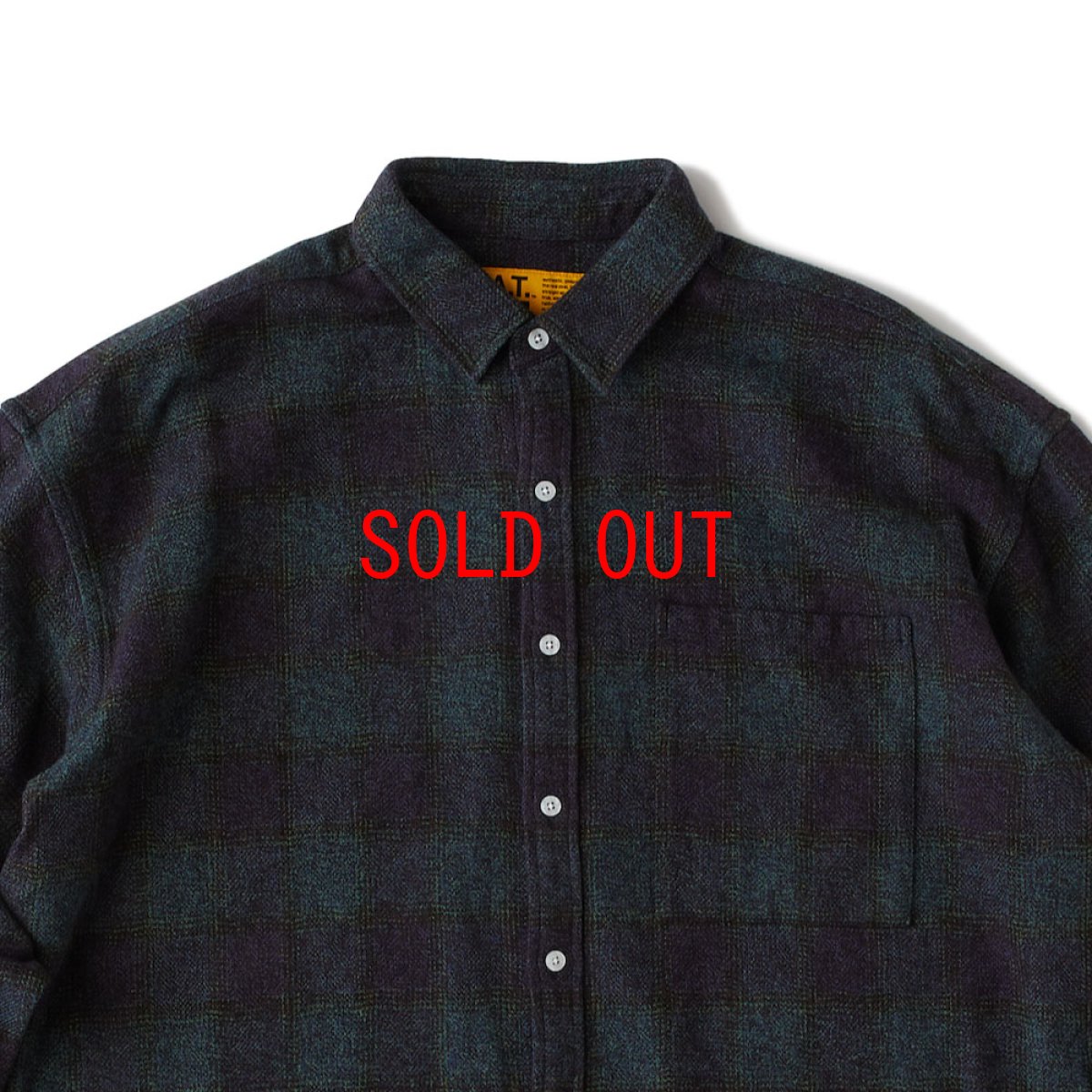 画像9: GIGAHEATHER Tartan Flannel Check Shirts GRN タータン チェック ネルシャツ チェック シャツ (9)