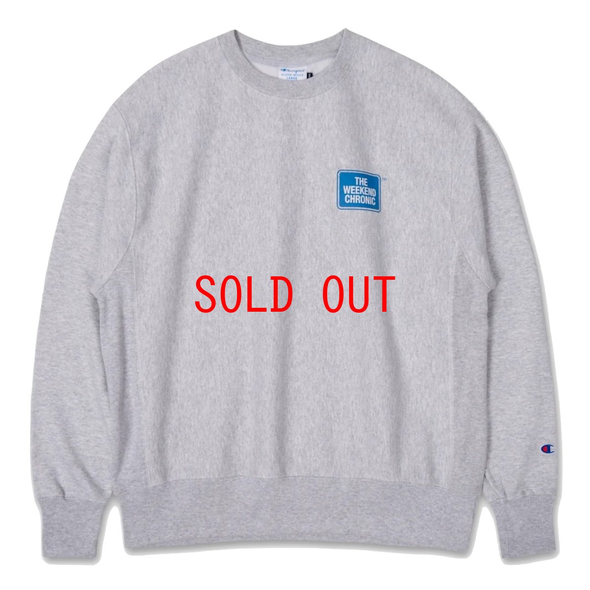 画像1: Happy Weekend Crewneck Sweat Shirts Ash GRY クルーネック スウェット (1)