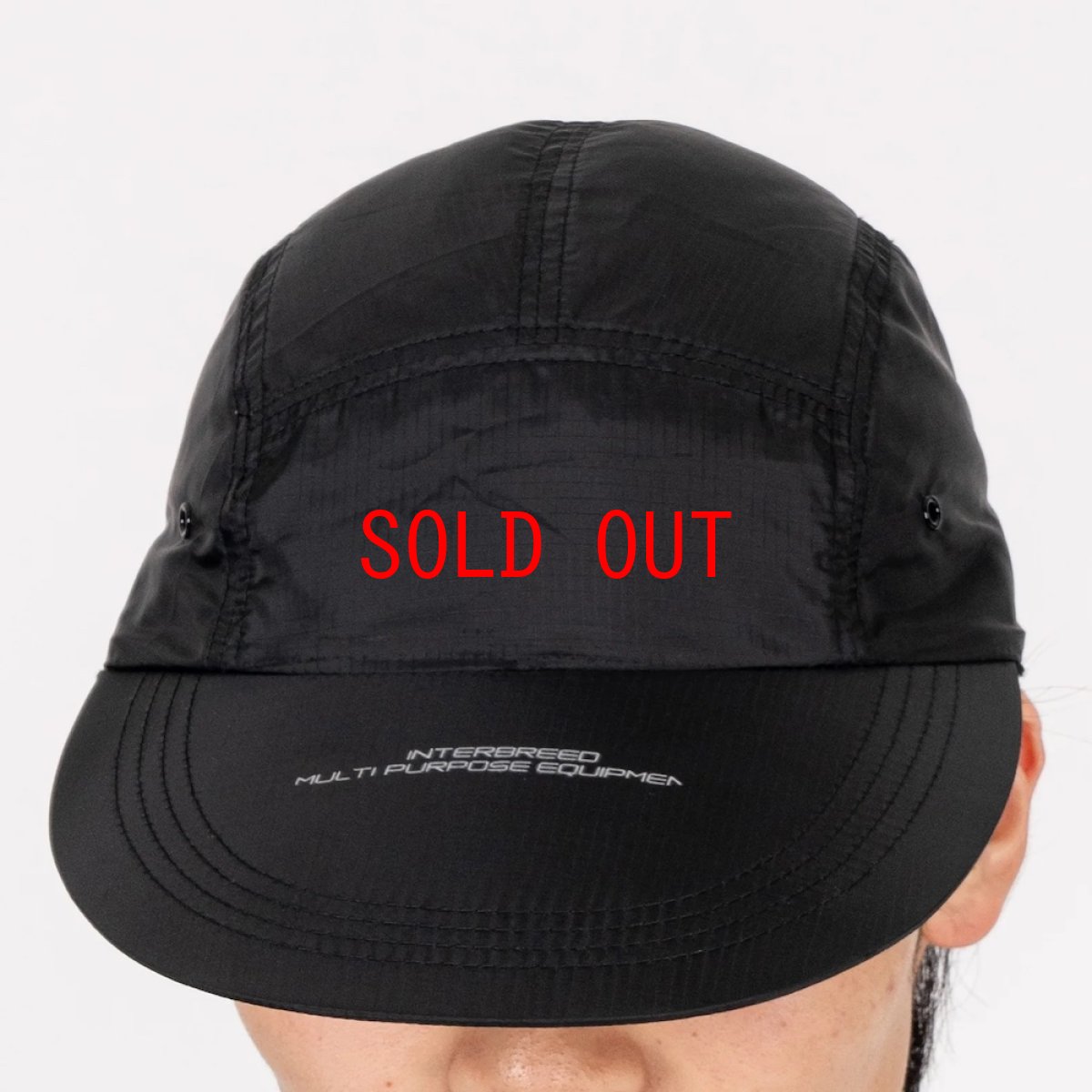 画像8: Night Ride Longbill Cap リップストップ ロングビル ロゴ キャップ 帽子 (8)