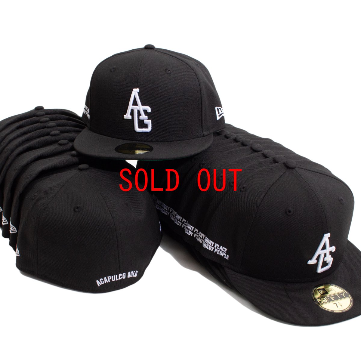 画像13: 【Acapulco Gold 沖縄 帽子 セレクトショップ】 × New Era 59FIFTY Fitted AG Logo Cap Black フィッテッド キャップ (13)