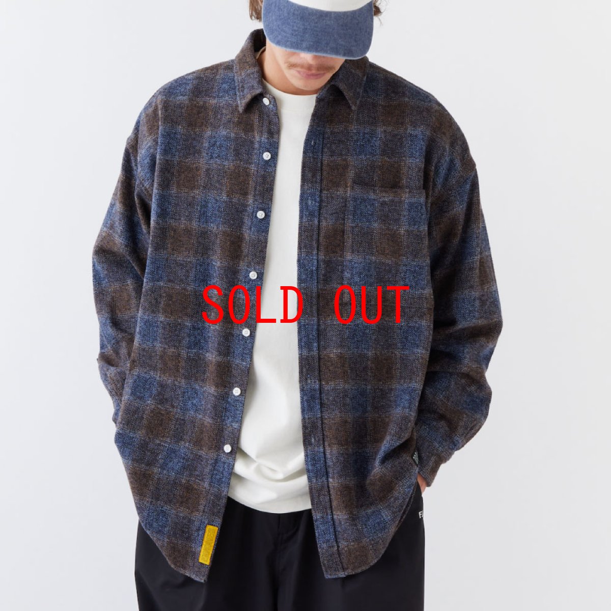画像1: GIGAHEATHER Tartan Flannel Check Shirts BLU タータン チェック ネルシャツ チェック シャツ (1)