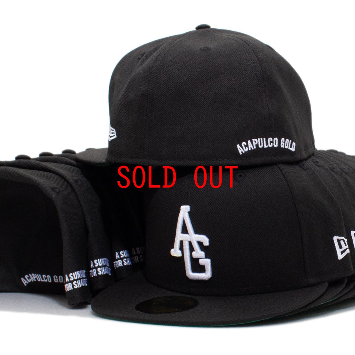 画像14: 【Acapulco Gold 沖縄 帽子 セレクトショップ】 × New Era 59FIFTY Fitted AG Logo Cap Black フィッテッド キャップ (14)
