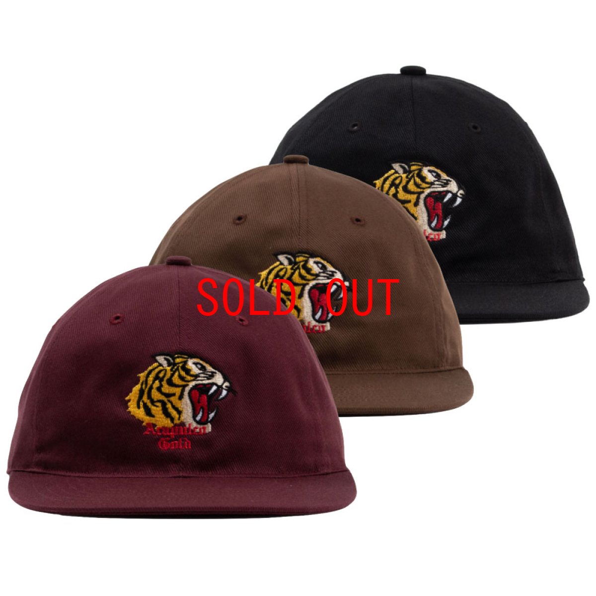画像1: Tiger 6 Panel Cap 6パネル タイガー ダッド キャップ 帽子 (1)