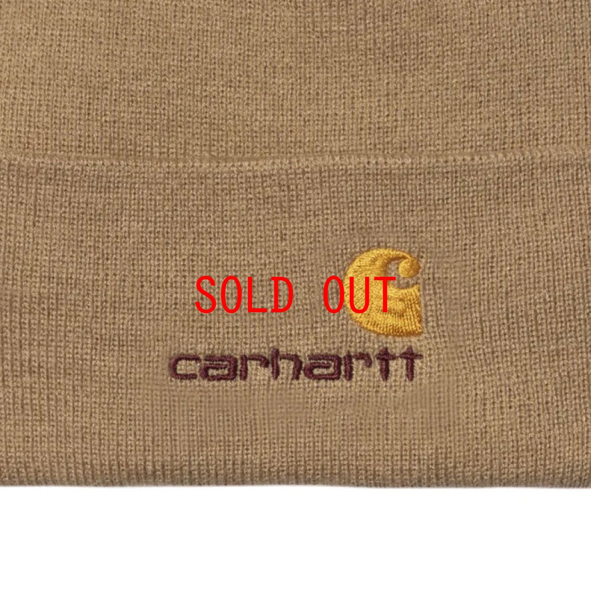 画像5: Carhartt Wip American Script Low Short Beanie アメリカンスクリプト ショート ビーニー ニット キャップ 帽子 (5)