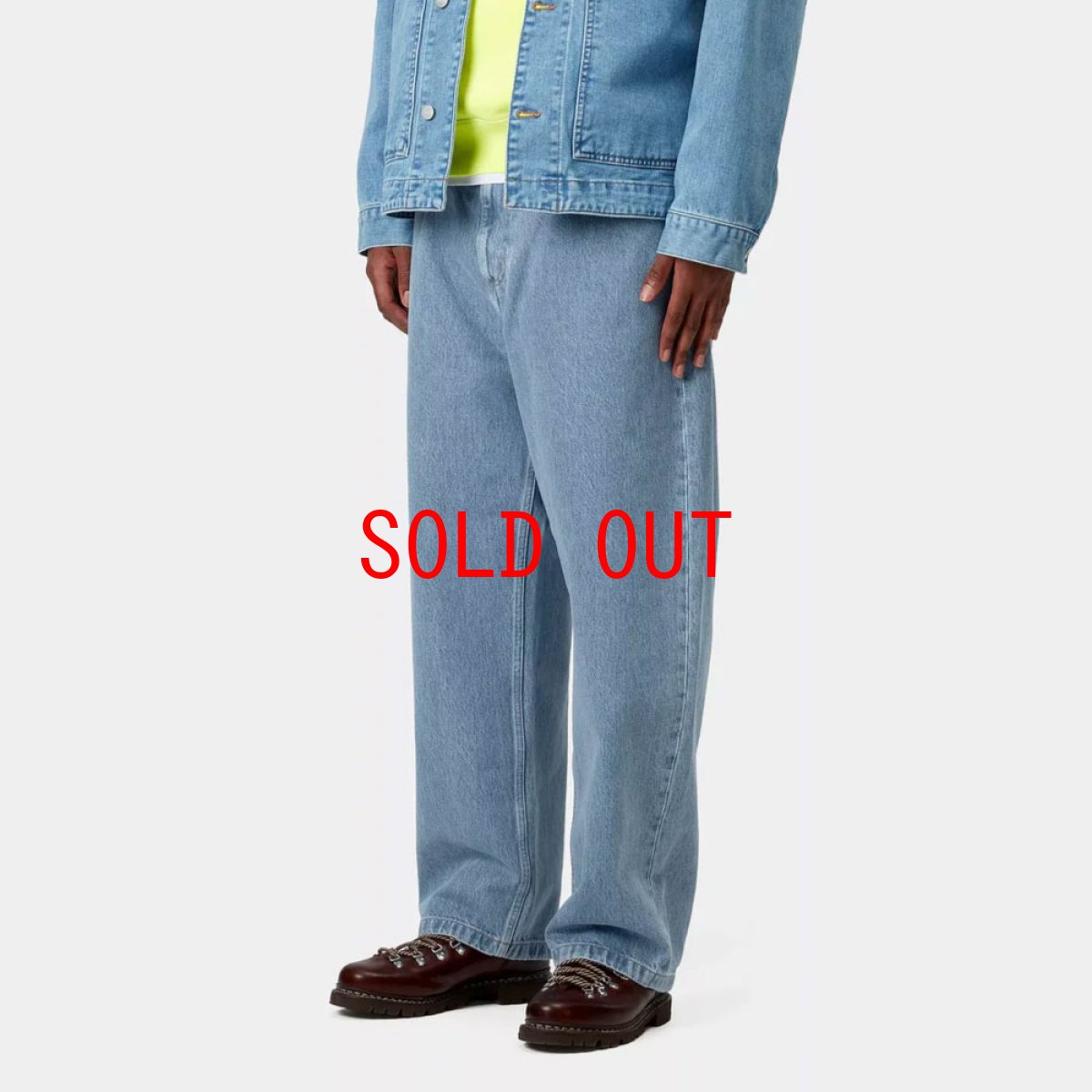 画像7: Brandon Pant Stone Bleached Blue パンツ ヘビーウェイト 13.5oz スミスデニム ルーズ ストレート フィット (7)