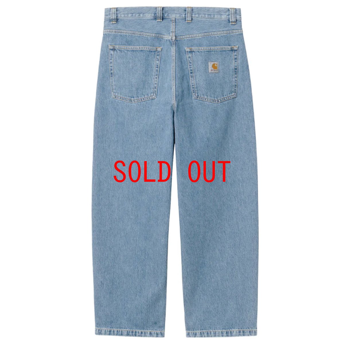 画像4: Brandon Pant Stone Bleached Blue パンツ ヘビーウェイト 13.5oz スミスデニム ルーズ ストレート フィット (4)