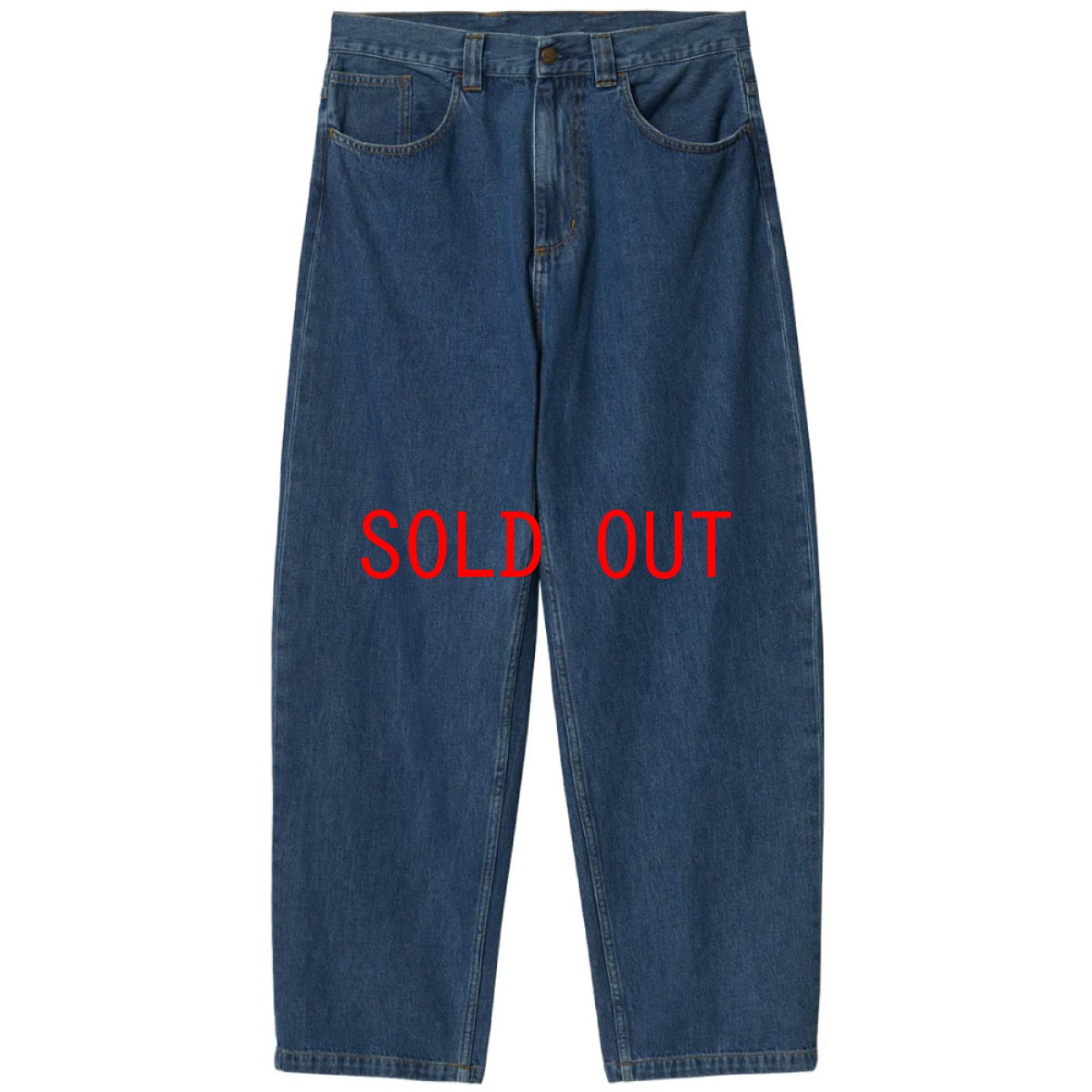 画像2: Brandon Pant Stone Washed Blue パンツ ヘビーウェイト 13.5oz スミスデニム ルーズ ストレート フィット (2)