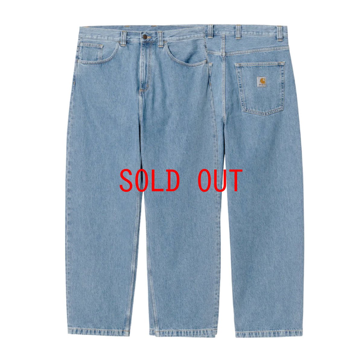 画像9: Brandon Pant Stone Bleached Blue パンツ ヘビーウェイト 13.5oz スミスデニム ルーズ ストレート フィット (9)