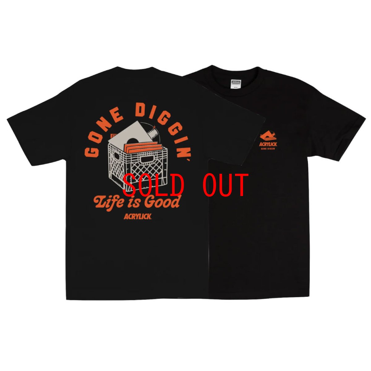 画像6: Gone Diggin S/S Tee BLK 半袖 Tシャツ (6)