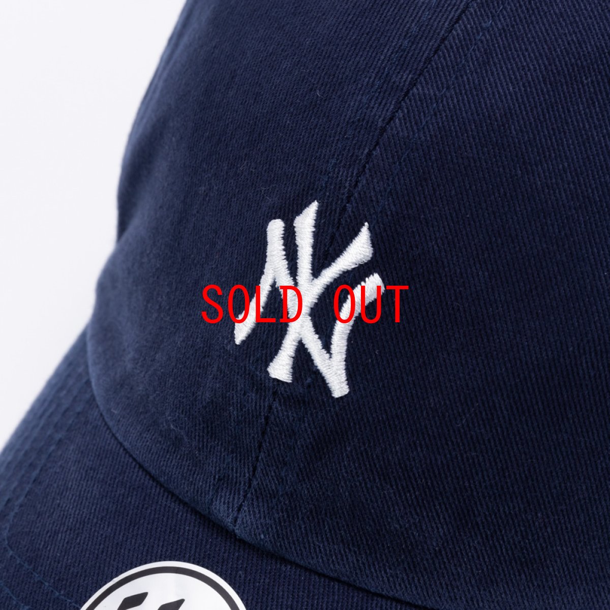 画像4: New York Yankees Baserunner Clean Up Cap Navy ヤンキース ベースランナー クリーンナップ スモール ロゴ キャップ 帽子 (4)