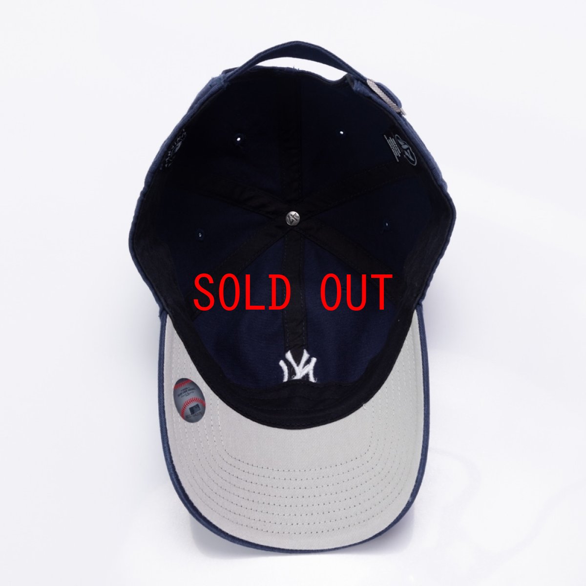 画像13: New York Yankees Baserunner Clean Up Cap Navy ヤンキース ベースランナー クリーンナップ スモール ロゴ キャップ 帽子 (13)
