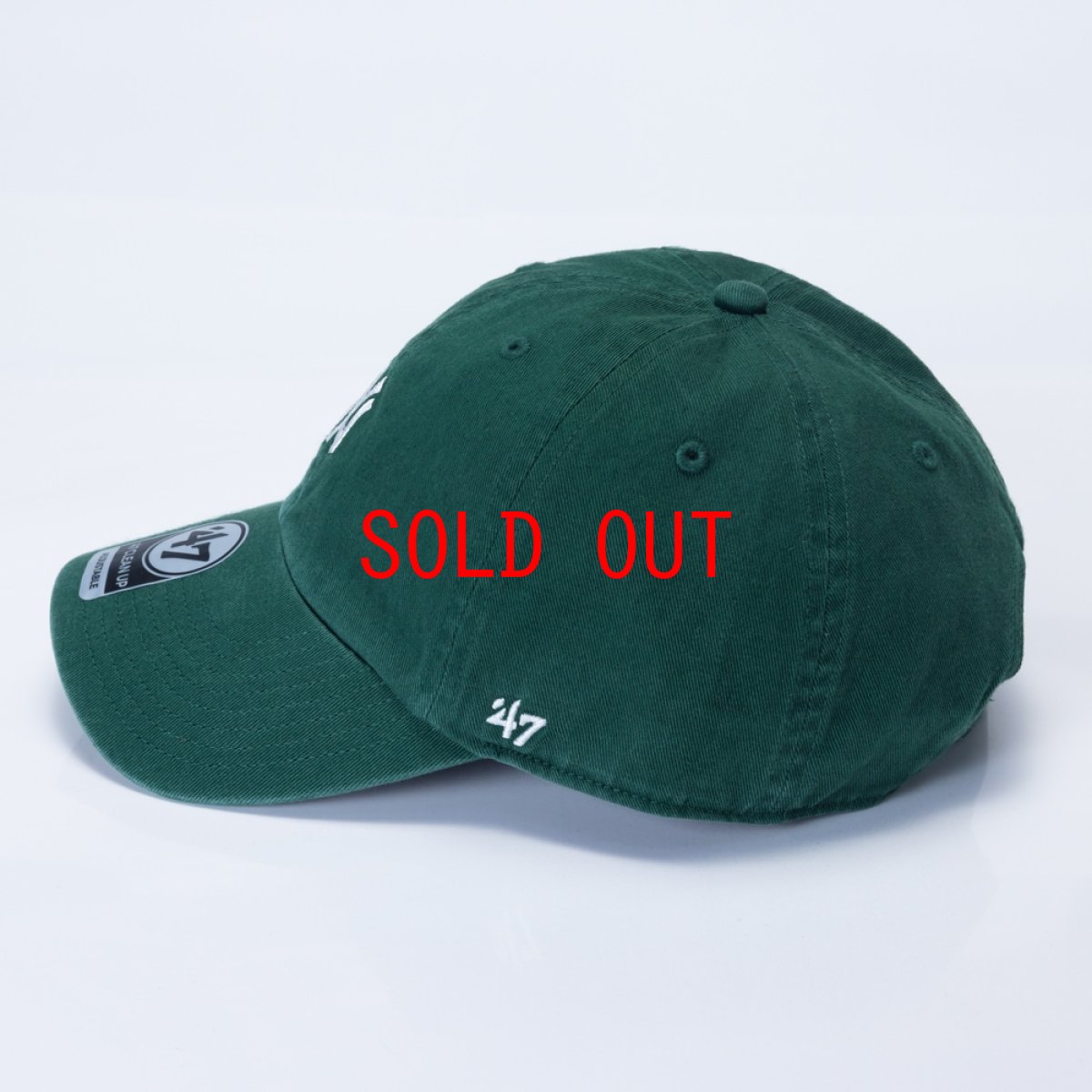 画像3: New York Yankees Baserunner Clean Up Cap Green ヤンキース ベースランナー クリーンナップ スモール ロゴ キャップ 帽子 (3)