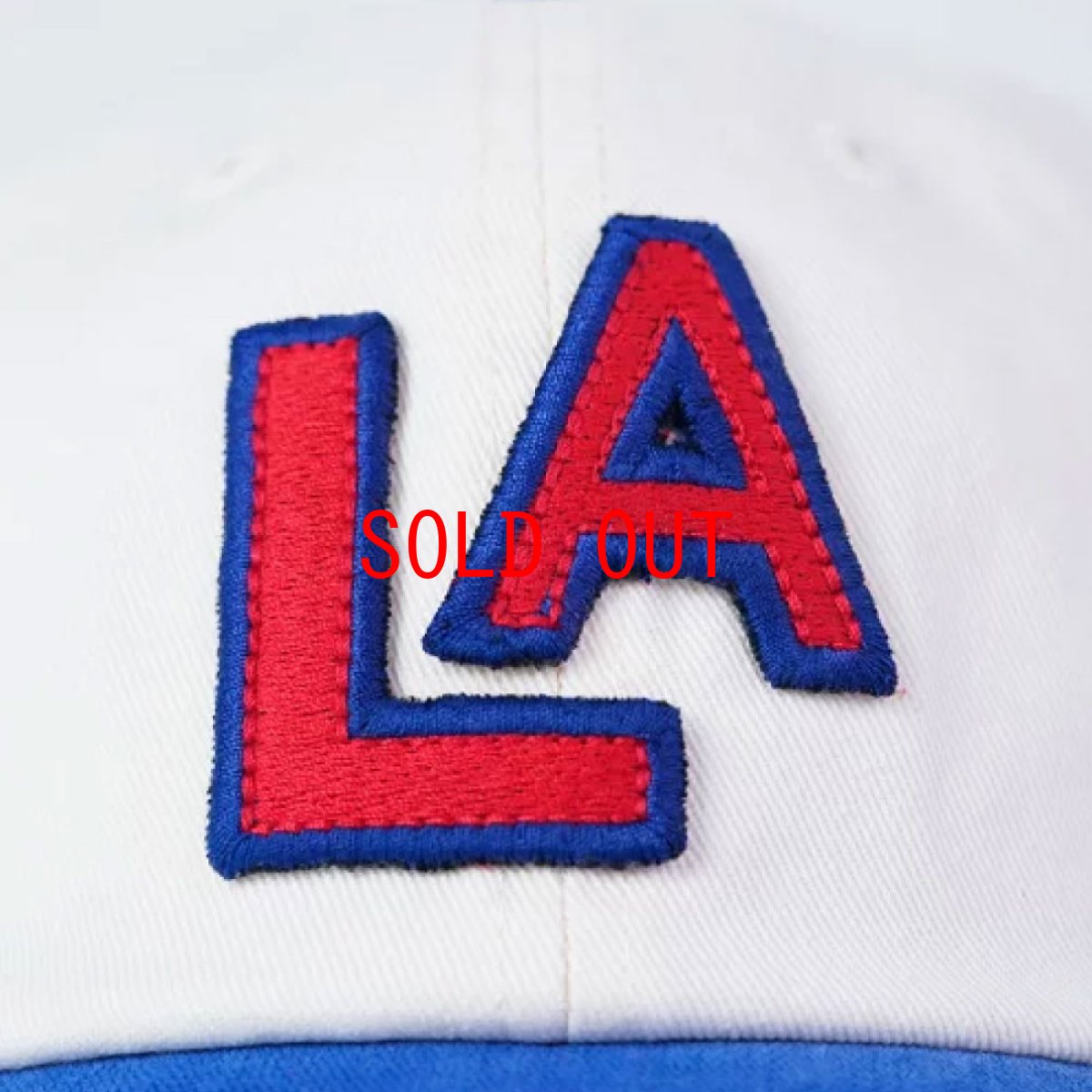画像4: Archive LA Angels Ivory Royal Strapback Cap ロサンゼルス エンジェルス ストラップバック キャップ 帽子 (4)