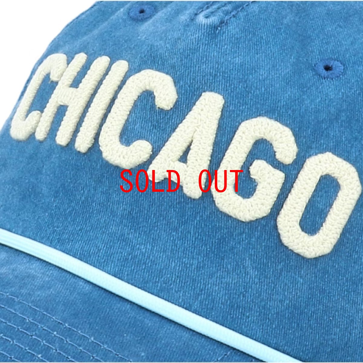 画像4: Chicago Coast Sky Dad Cap シカゴ ストラップバック キャップ 帽子 (4)