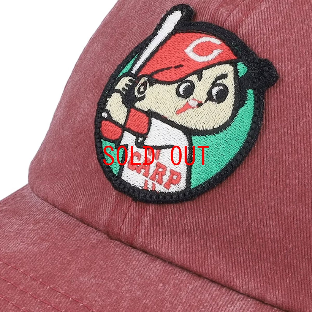 画像5: Hiroshima Toyo Carp Archive Red Dad Cap 広島 東洋 カープ ストラップバック キャップ 帽子 (5)