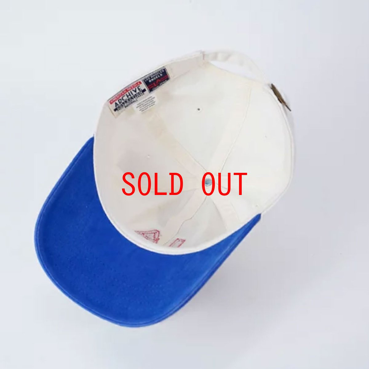 画像6: Archive LA Angels Ivory Royal Strapback Cap ロサンゼルス エンジェルス ストラップバック キャップ 帽子 (6)