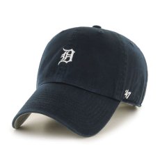 画像1: Detroit Tigers Baserunner Clean Up Cap Black デトロイト タイガース クリーンナップ スモール ロゴ キャップ 帽子 (1)
