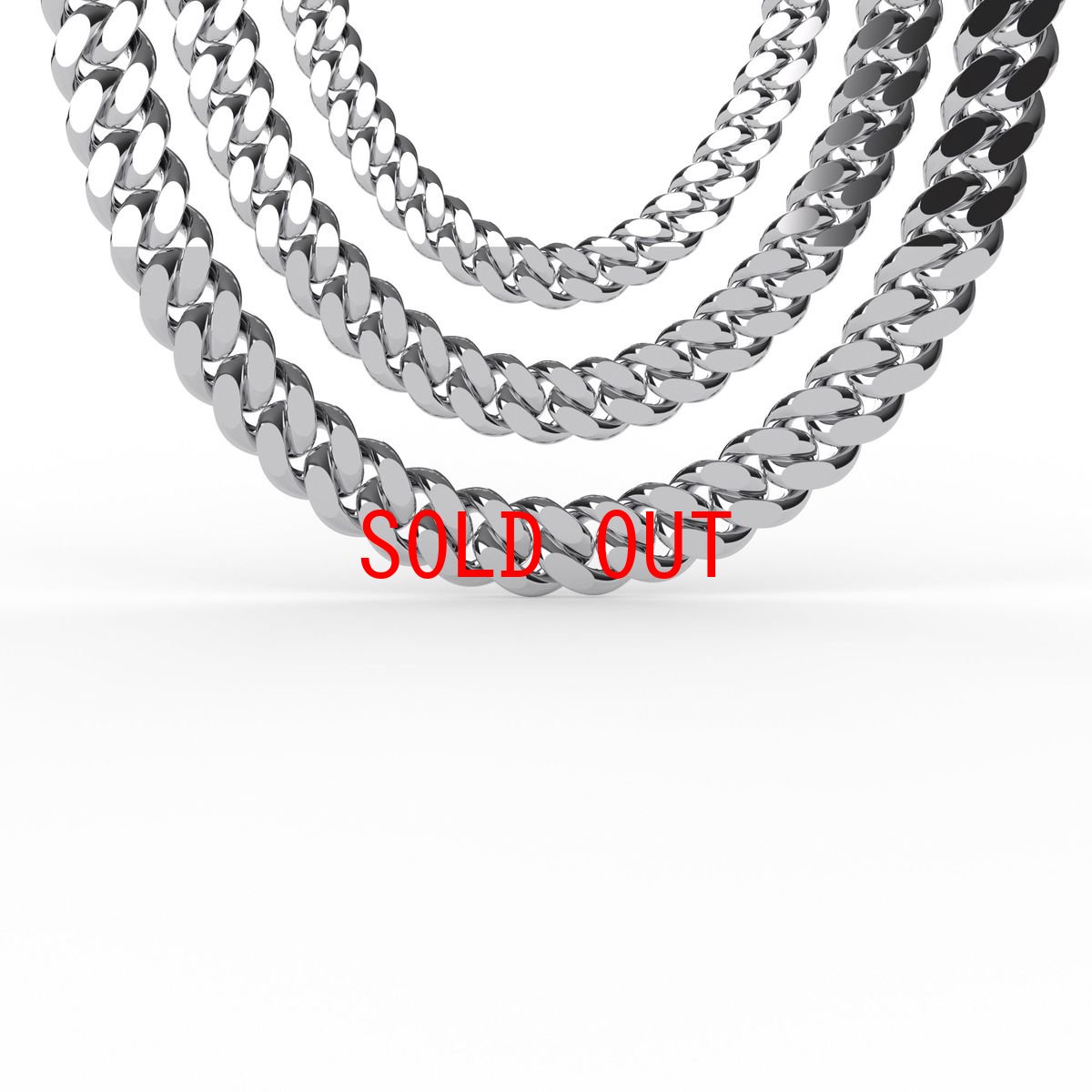 画像2: Cuban Chain 8mm Necklace 316L キューバン チェーン サージカル ネックレス (2)