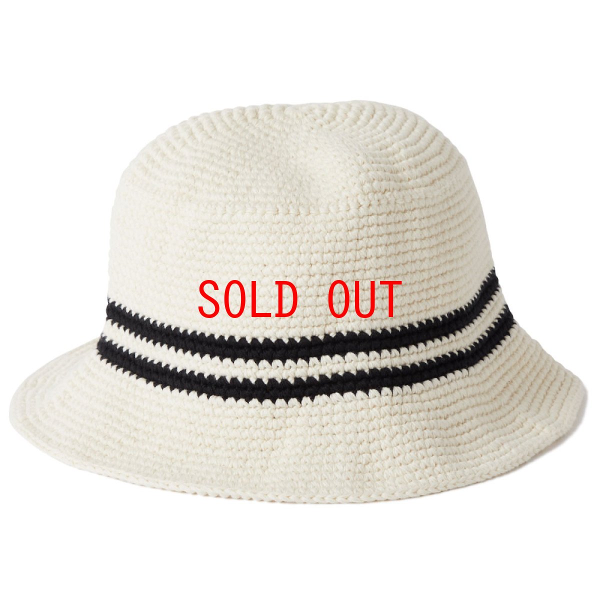 画像2: WATSON Cotton Knit Hat ハンドメイド クロシェット ニット ハット 帽子 (2)