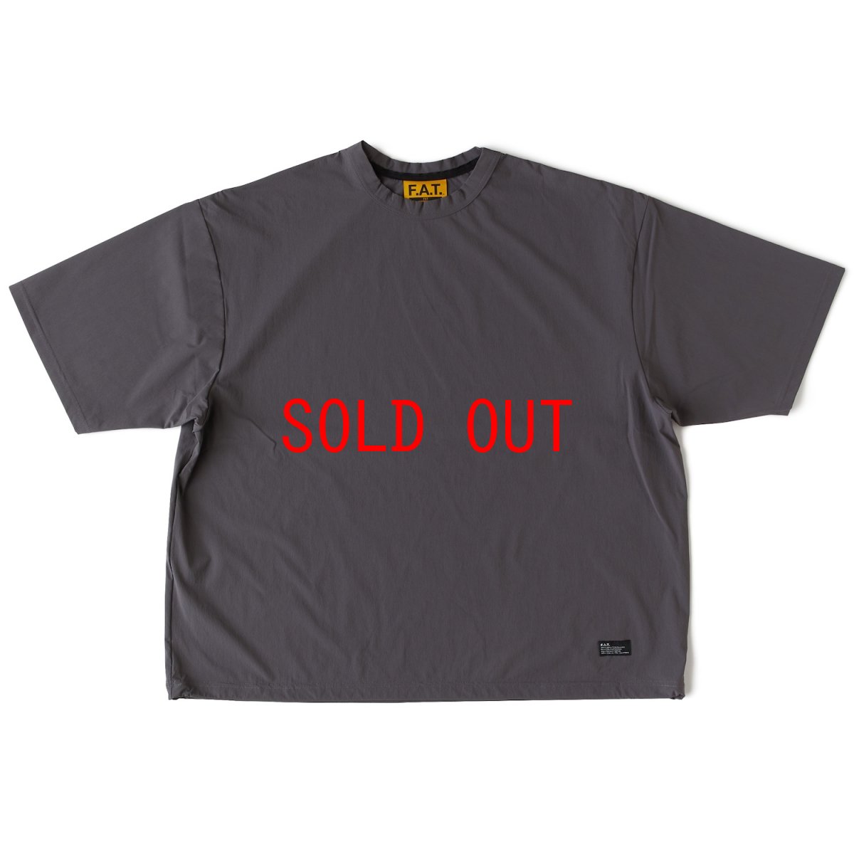 画像1: GRANDEX Nylon S/S Shirts GRY ナイロン 半袖 シャツ ドローコード (1)