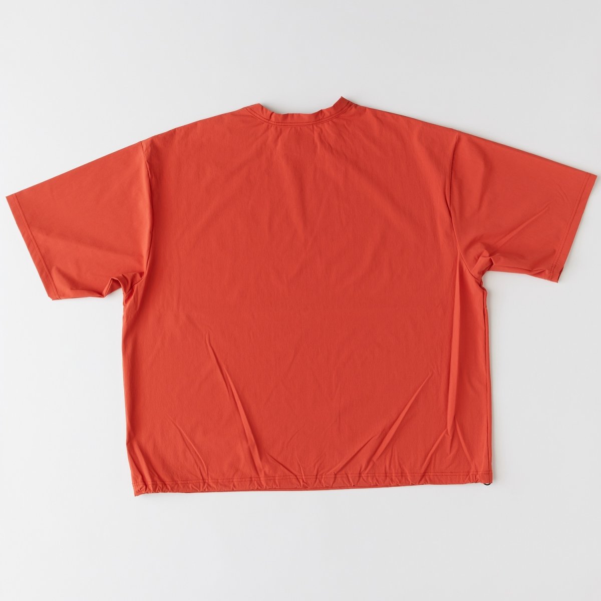 画像3: GRANDEX Nylon S/S Shirts ORG ナイロン 半袖 シャツ ドローコード (3)