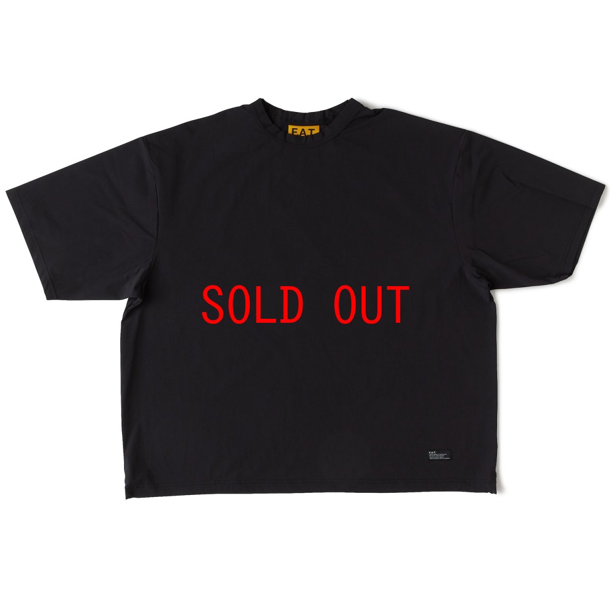 画像2: GRANDEX Nylon S/S Shirts BLK ナイロン 半袖 シャツ ドローコード (2)
