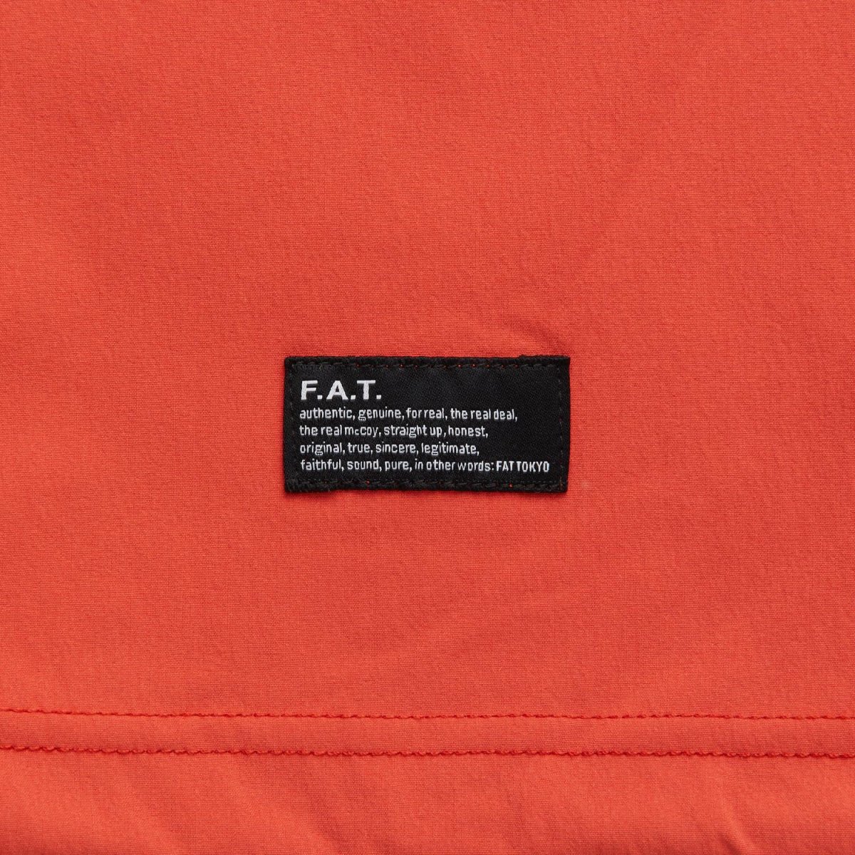 画像4: GRANDEX Nylon S/S Shirts ORG ナイロン 半袖 シャツ ドローコード (4)