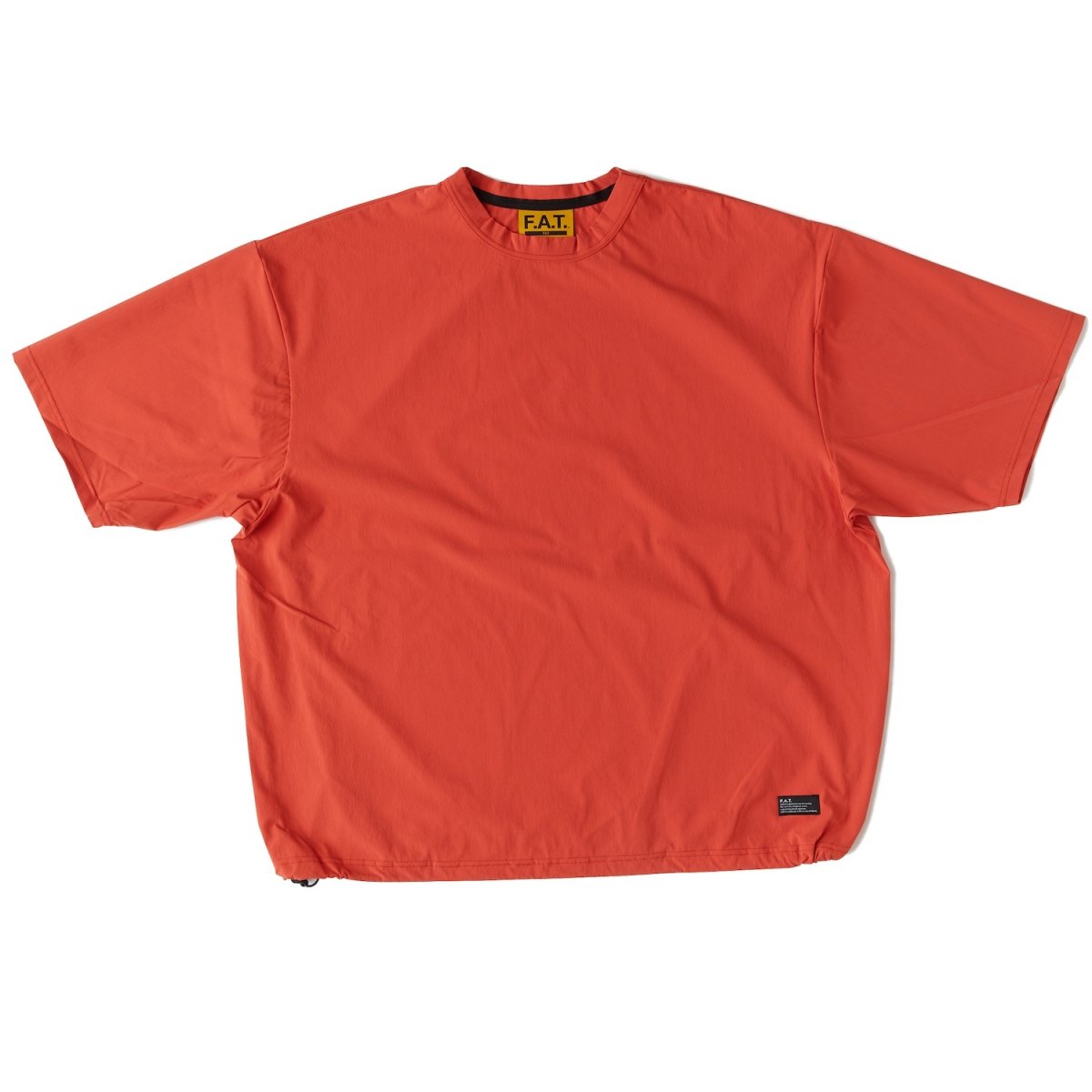 画像2: GRANDEX Nylon S/S Shirts ORG ナイロン 半袖 シャツ ドローコード (2)