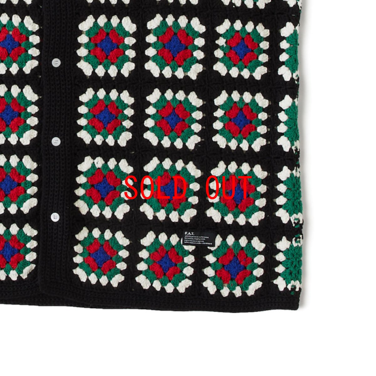 画像6: FLOCHET Knit S/S Shirts クロシェット ニット 半袖 シャツ (6)