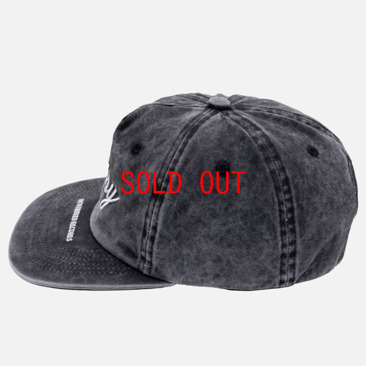 画像3: Noisy Acid Cap Washed BLK スクリプト ウォッシュ キャップ 帽子 (3)