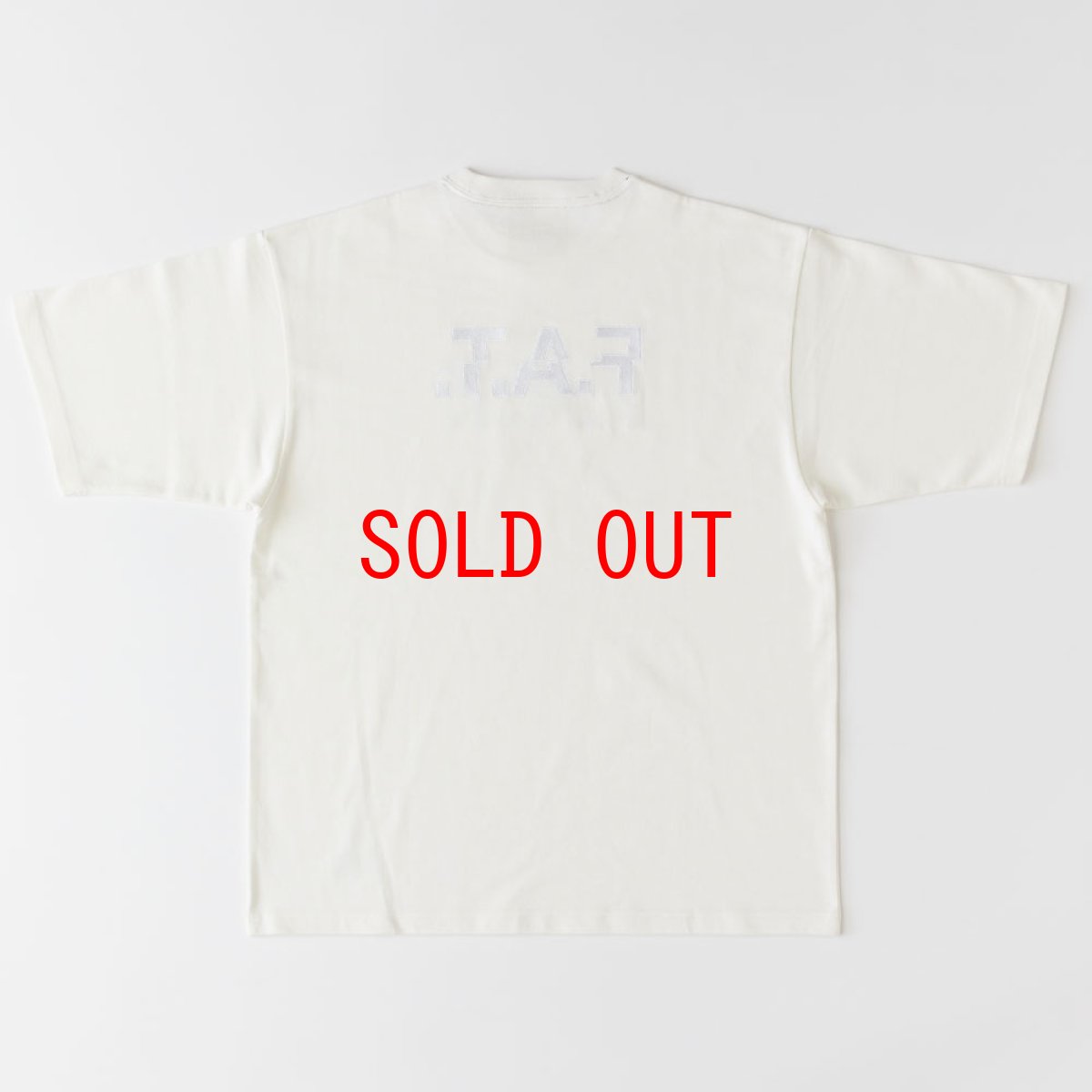 画像3: SHIFTee S/S Logo embroidery Tee WHT 半袖 刺繍 Tシャツ (3)