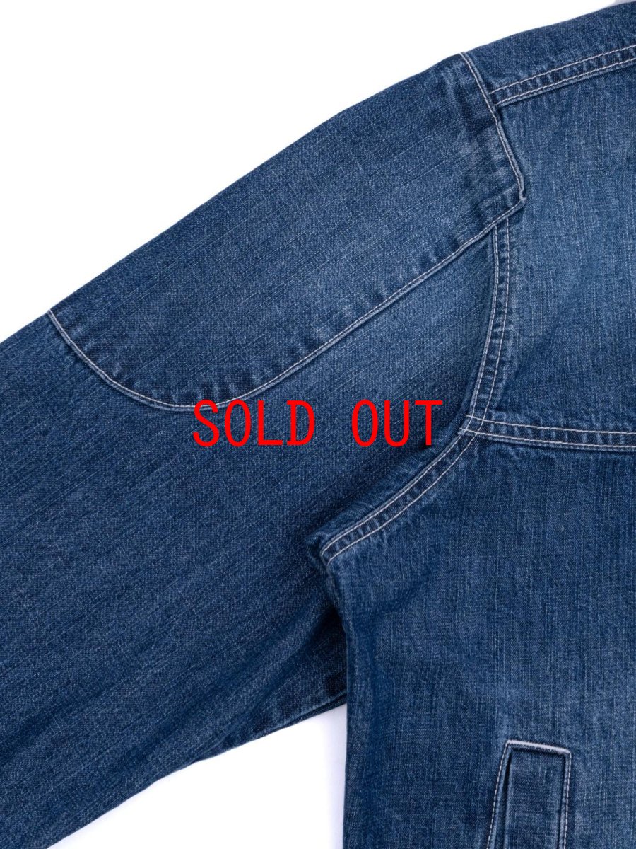 画像9: Mash Up Denim Hoodie BLU デニム ジップ フーディー (9)