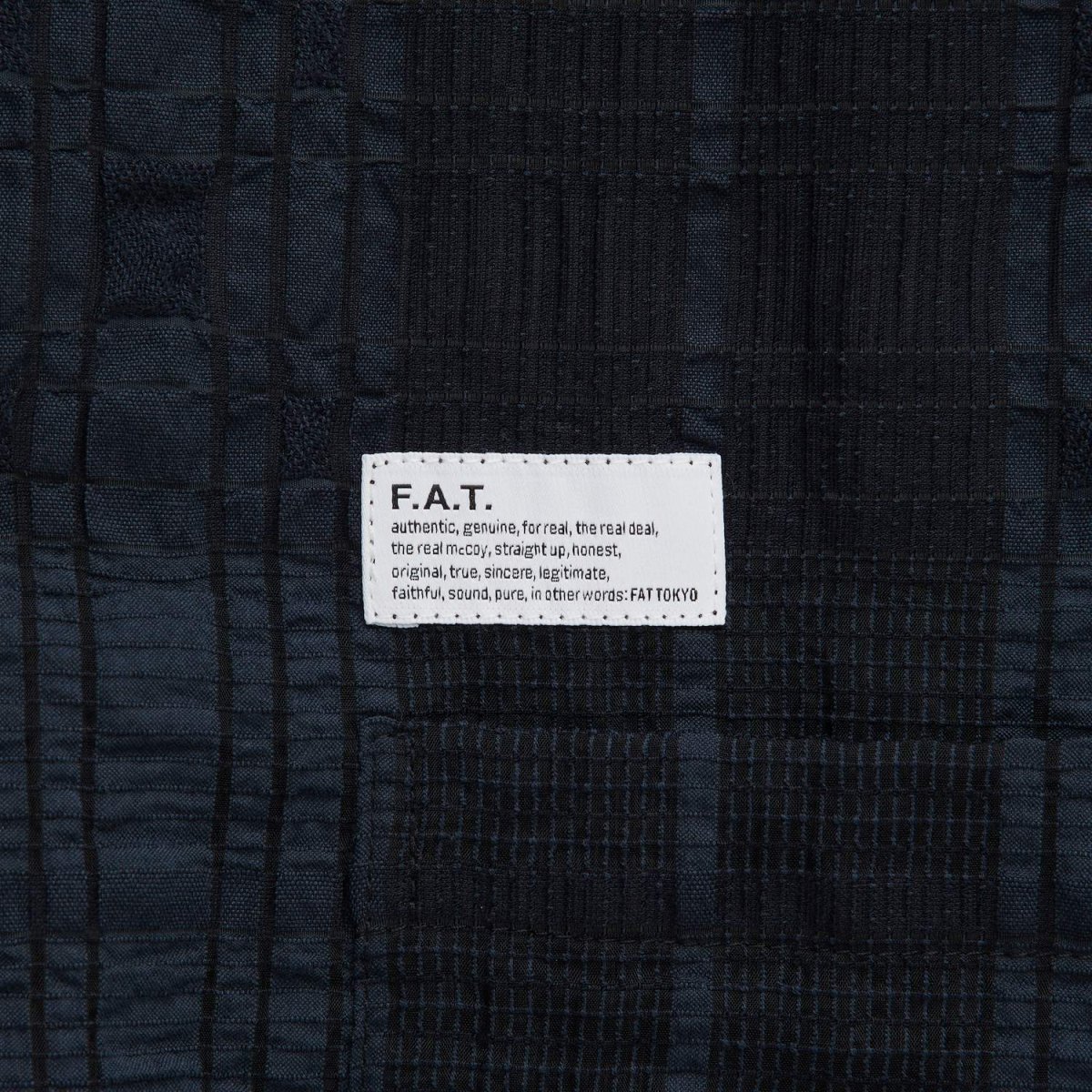 画像6: GIGALACY S/S Mesh Shirts NVY 半袖 メッシュ チェック シャツ (6)