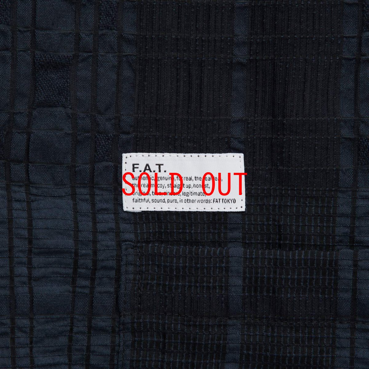 画像6: GIGALACY S/S Mesh Shirts NVY 半袖 メッシュ チェック シャツ (6)