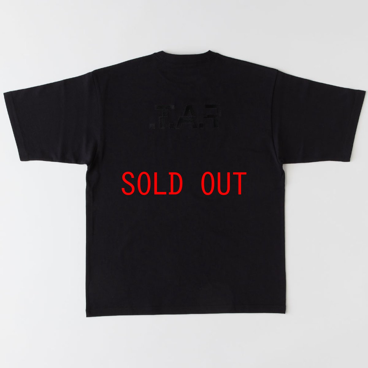 画像3: SHIFTee S/S Logo embroidery Tee BLK 半袖 刺繍 Tシャツ (3)