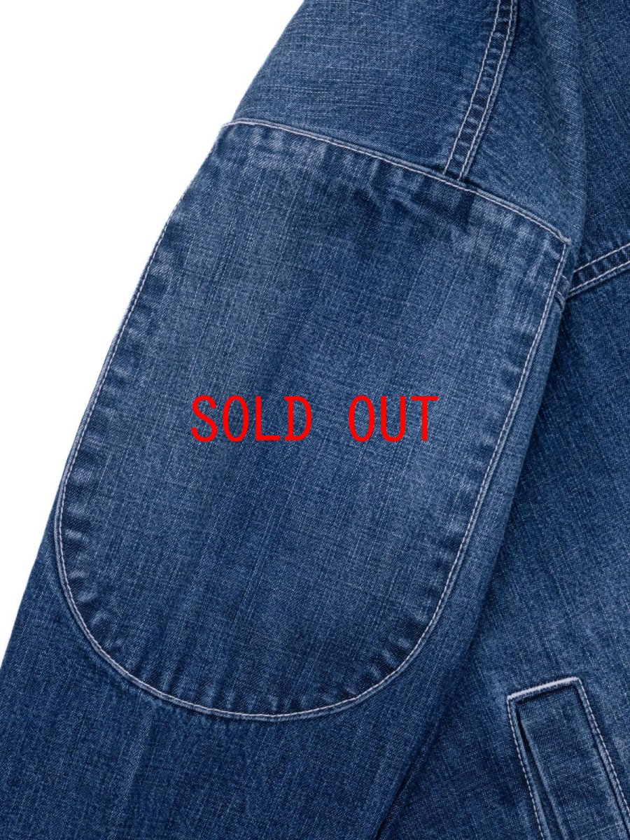 画像11: Mash Up Denim Hoodie BLU デニム ジップ フーディー (11)