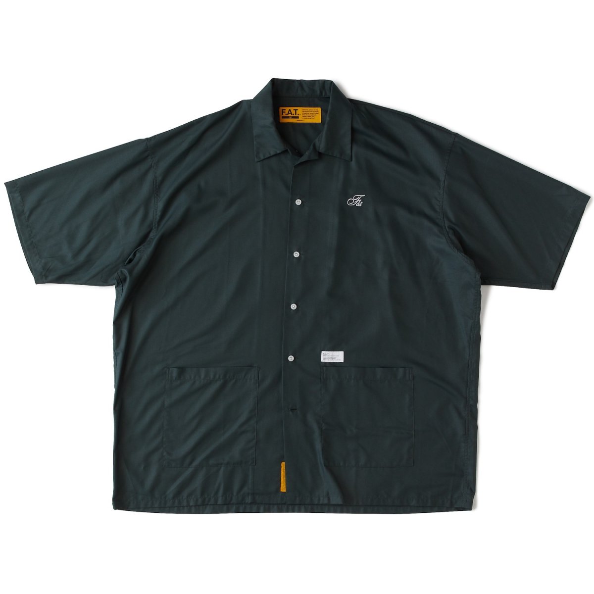 画像2: GIGASMOOTH S/S Shirts GRN 半袖 スパンクロス シャツ (2)