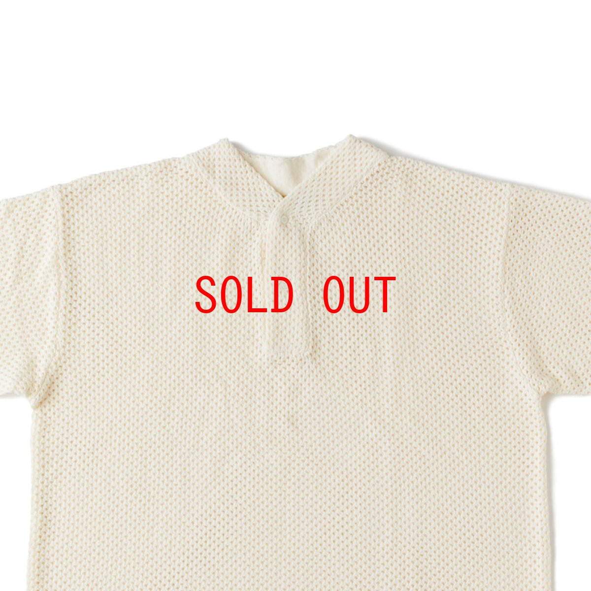 画像7: SEAMBALL S/S Henly Mesh Knit Shirts メッシュ ニット ヘンリー シャツ (7)