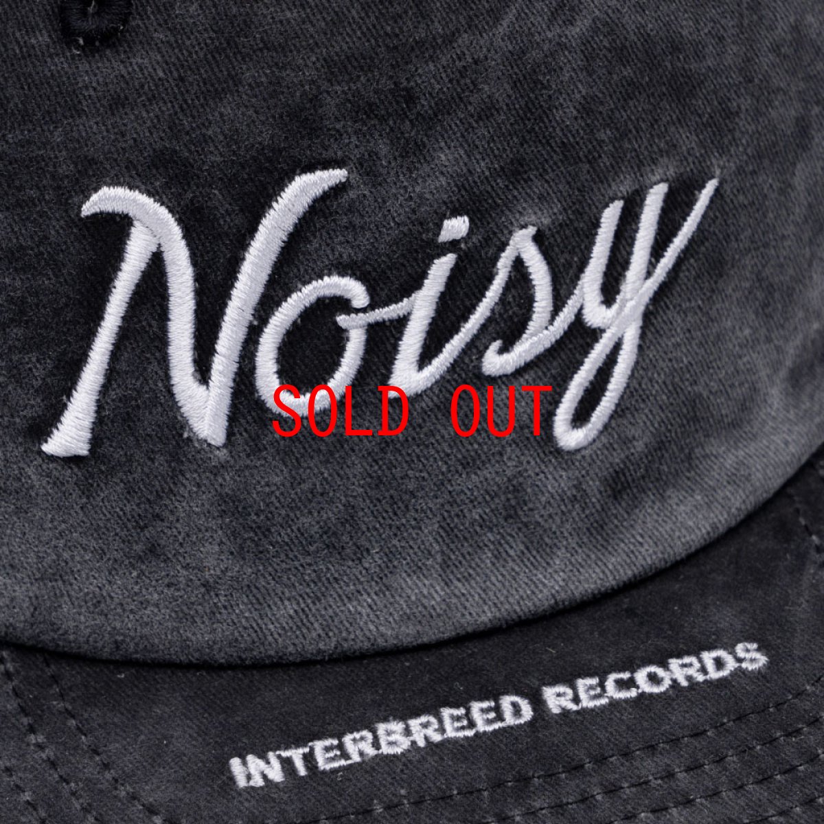 画像8: Noisy Acid Cap Washed BLK スクリプト ウォッシュ キャップ 帽子 (8)
