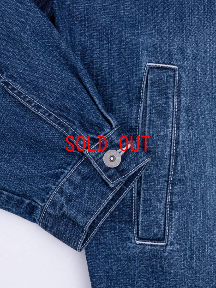 画像14: Mash Up Denim Hoodie BLU デニム ジップ フーディー (14)