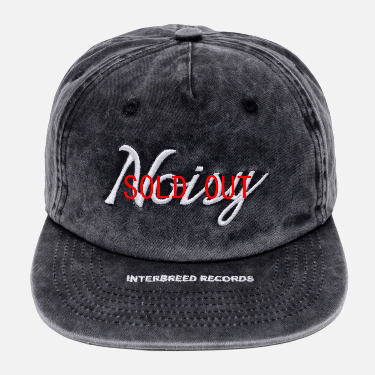 画像6: Noisy Acid Cap Washed BLK スクリプト ウォッシュ キャップ 帽子 (6)