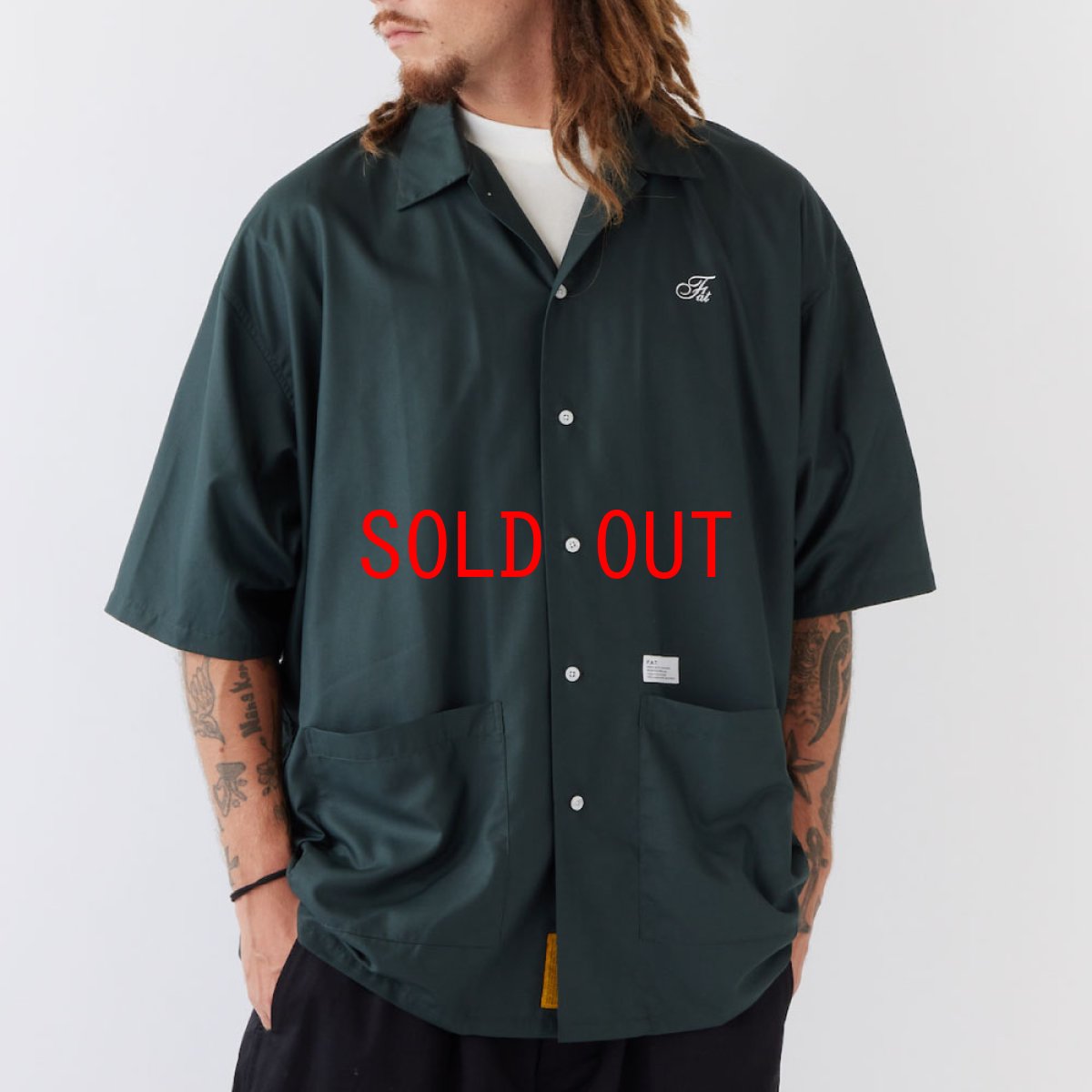 画像1: GIGASMOOTH S/S Shirts GRN 半袖 スパンクロス シャツ (1)