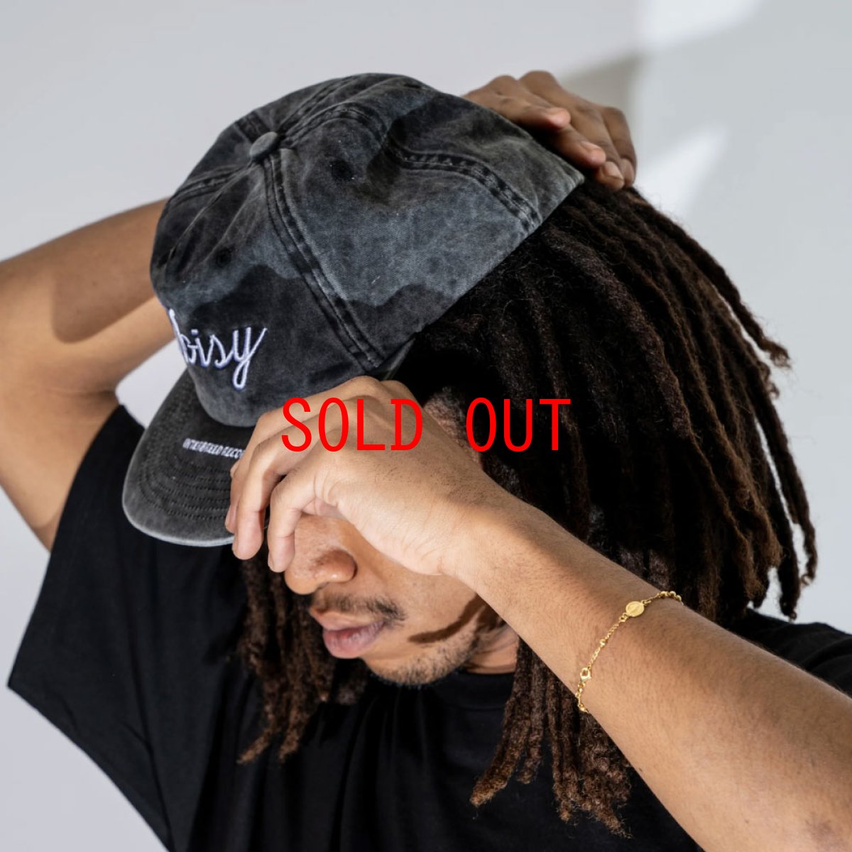 画像5: Noisy Acid Cap Washed BLK スクリプト ウォッシュ キャップ 帽子 (5)