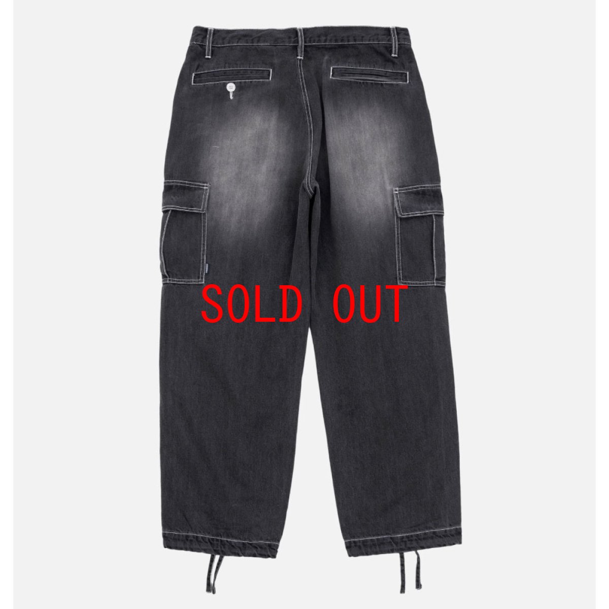 画像4: Engineer Denim Cargo Pants BLK エンジニア デニム カーゴ パンツ (4)