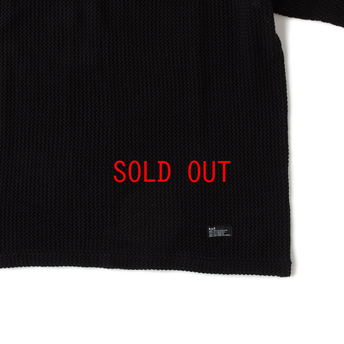 画像5: MESHBOWL Knit Football Shirts BLK メッシュ ニット フットボール シャツ (5)