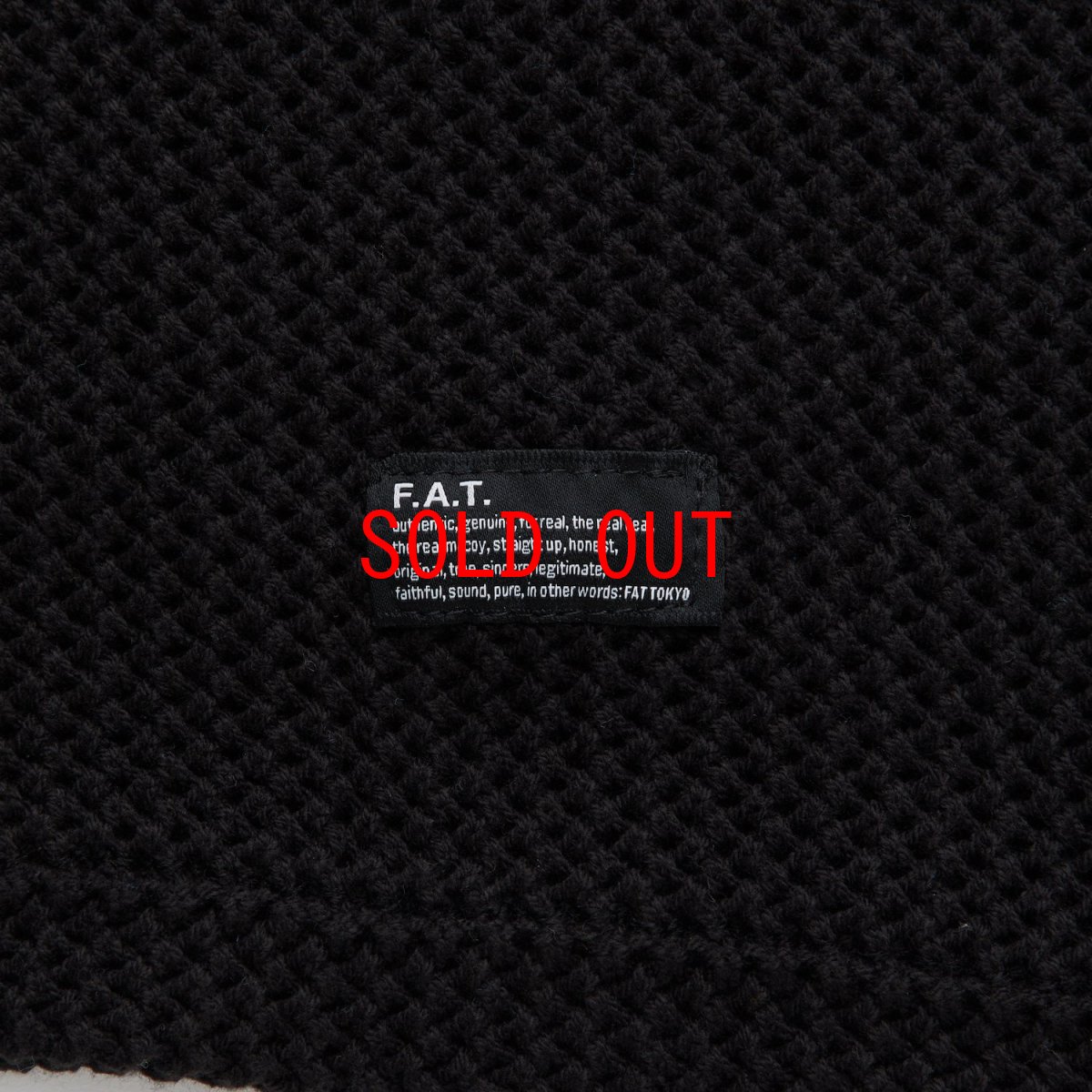 画像4: MESHBOWL Knit Football Shirts BLK メッシュ ニット フットボール シャツ (4)