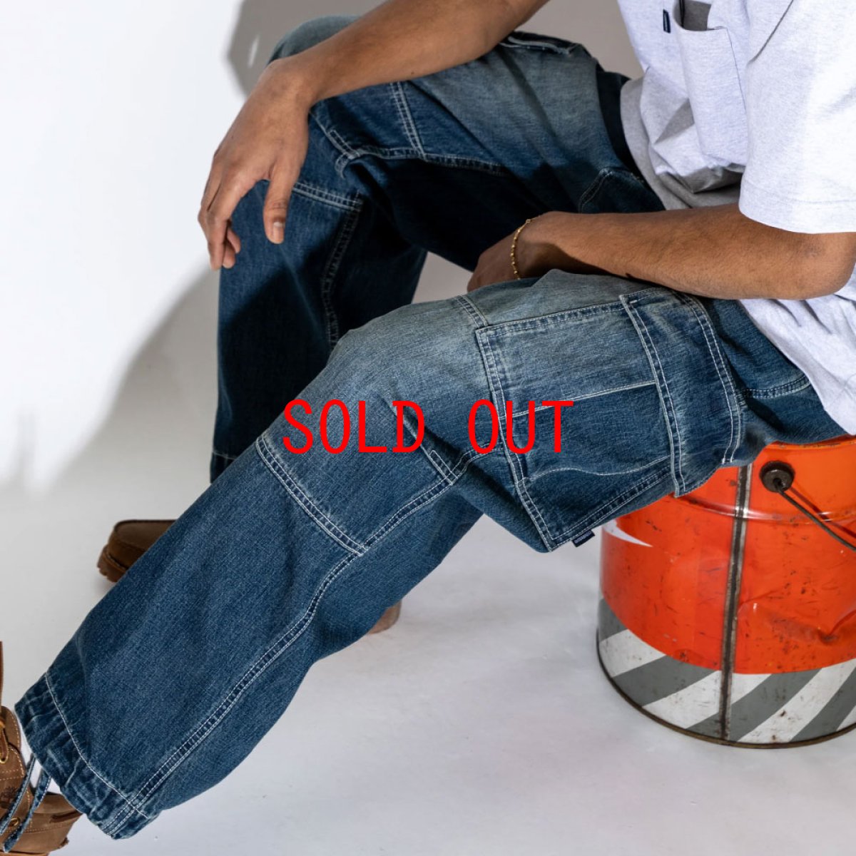 画像15: Engineer Denim Cargo Pants BLU エンジニア デニム カーゴ パンツ (15)