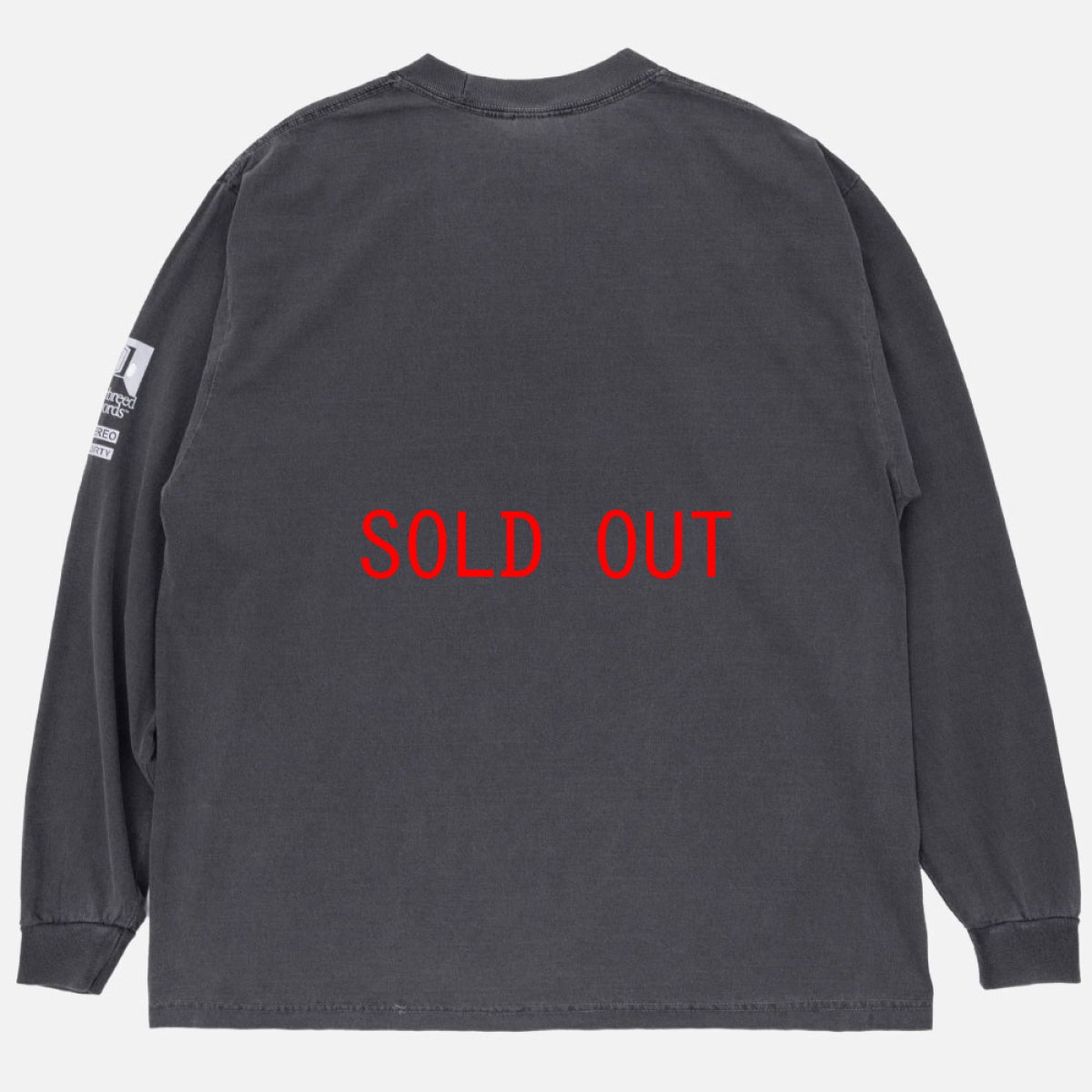 画像3: Super Woofer Promo L/S Tee Washed BLK ウォッシュ プロモ 長袖 Tシャツ (3)